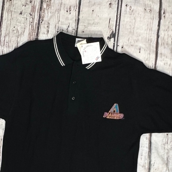 Arizona Diamondbacks New VTG Y2K Mens MLB Baseball Polo Golf Shirt - Picture 2 of 6